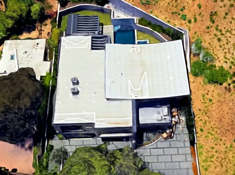 Charli D'Amelio House Hollywood Hills Home Urban Splatter