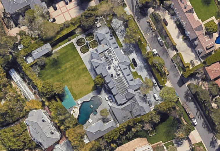 P Diddy House The Los Angeles Mansion Urban Splatter