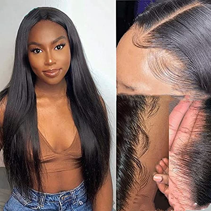 30 Inch Transparent Lace Wigs HD Lace Frontal Wig for Black Women 360 Lace  Front Human