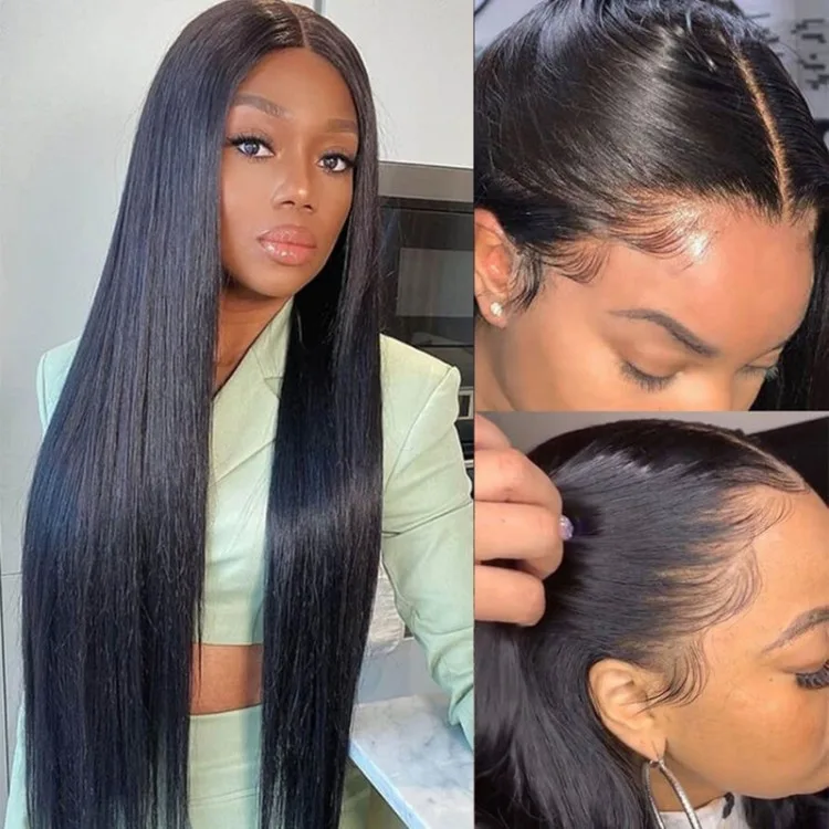 Beautyforever High-Quality Straight HD Lace Wigs 13*6 and 13*4 Natural Hairline Lace Front Wigs Human Hair