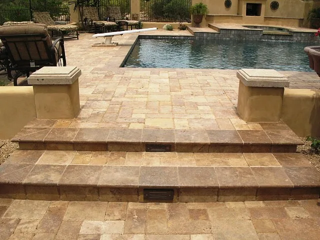 traverine outdoor tiles