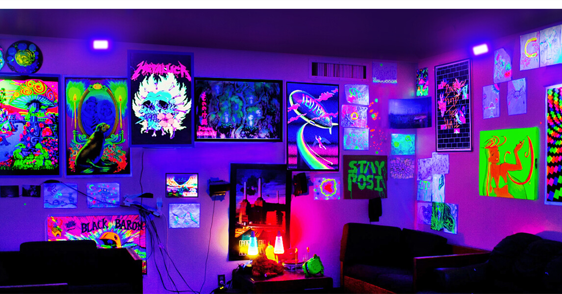 blacklight party