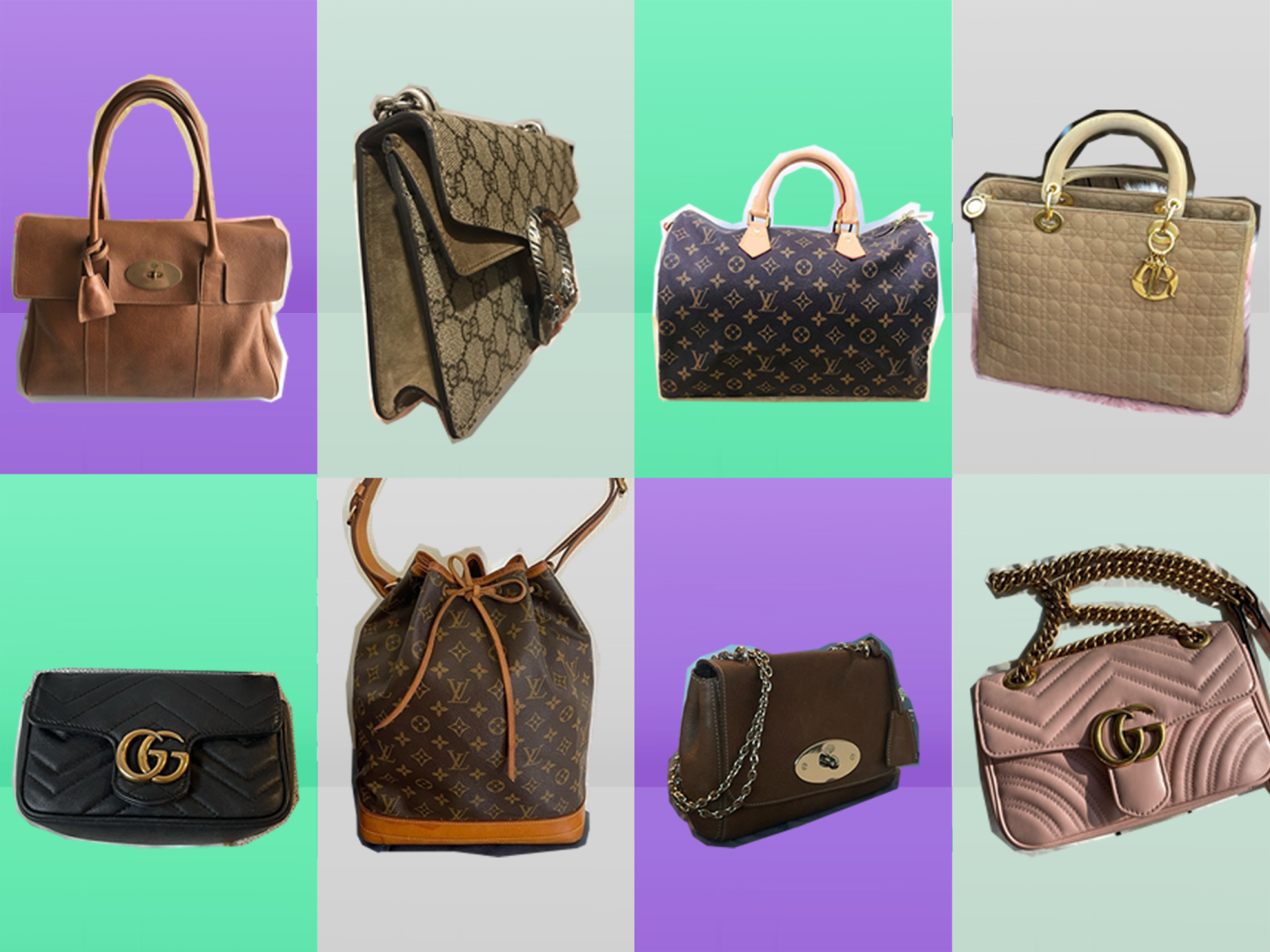 Women's Designer Handbags - Urban Splatter